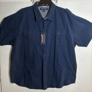 Men’s Desert Dunes 3XL  button down Short Sleeve (2 pocket) 100% Organic Cotton